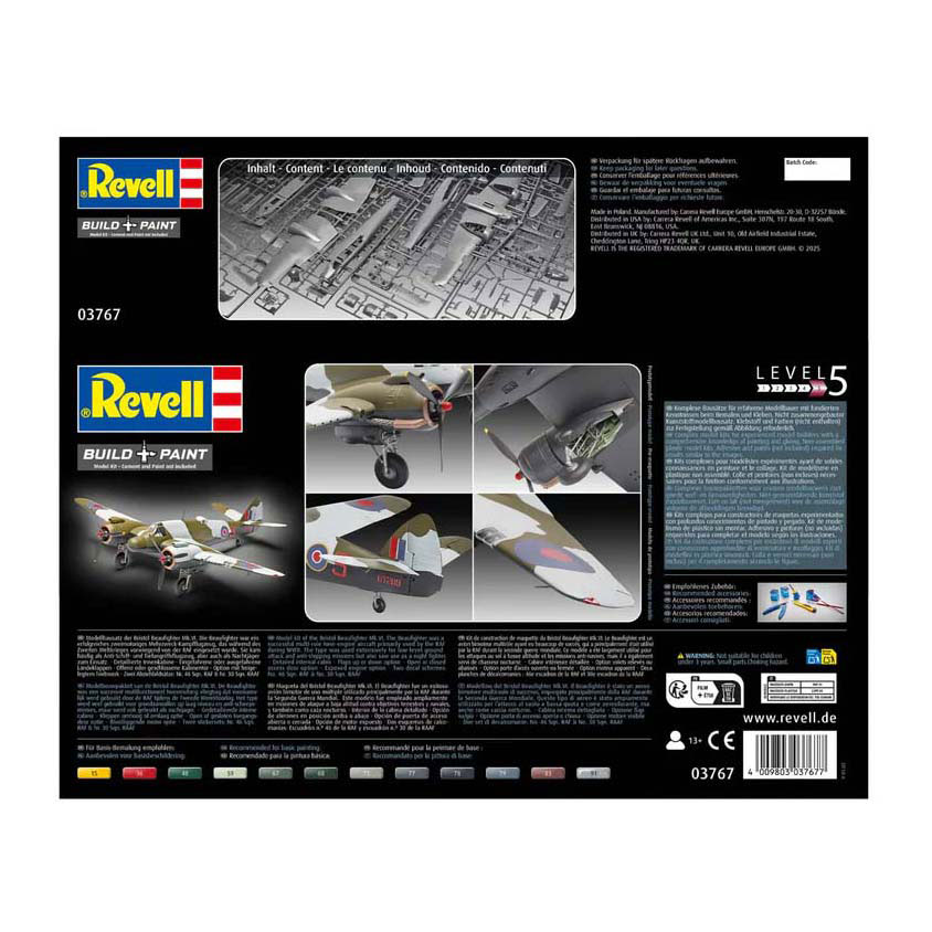 Revell Modelbouwpakket - Bristol Beaufighter Mk. VI 1:48 - 167dlg. Revell Modelbouwpakket - Bristol Beaufighter Mk. VI 1:48 - 167dlg.