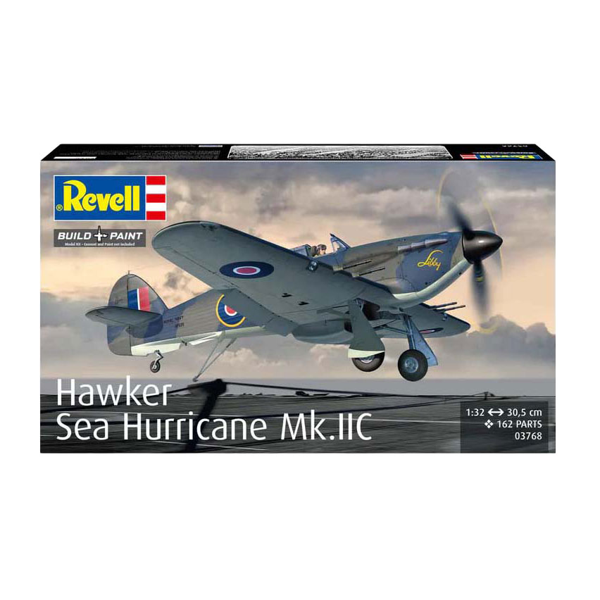 Maquette Revell - Hawker Sea Hurricane Mk.IIC 1:32 - 162 pièces. Maquette Revell - Hawker Sea Hurricane Mk.IIC 1:32 - 162 pièces.