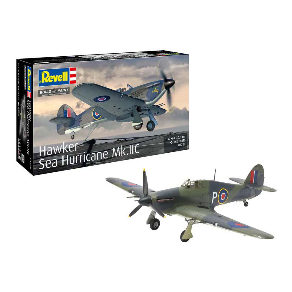 Maquette Revell - Hawker Sea Hurricane Mk.IIC 1:32 - 162 pièces. Maquette Revell - Hawker Sea Hurricane Mk.IIC 1:32 - 162 pièces.