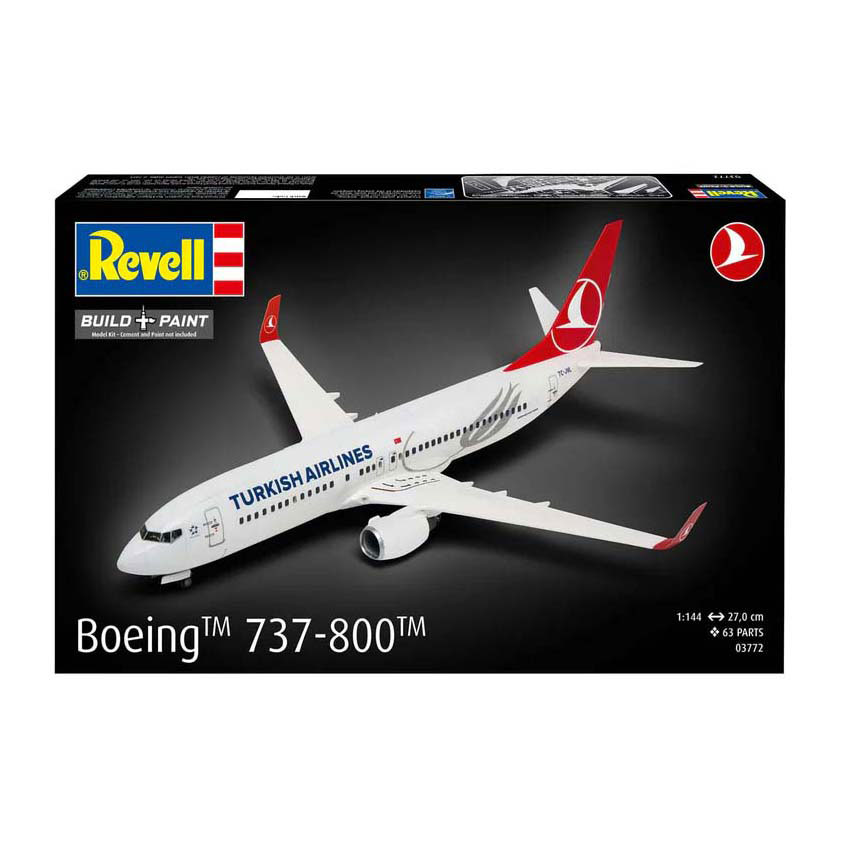 Revell Modelbouwpakket - Boeing 737-800 Turkish Airlines 1:144 - 63dlg.