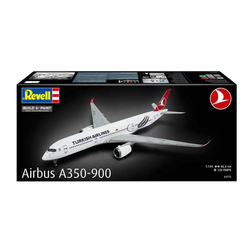 Revell Modelbouwpakket - Airbus A350-900 Turkish Airlines 1:144 - 120dlg. Revell Modelbouwpakket - Airbus A350-900 Turkish Airlines 1:144 - 120dlg.