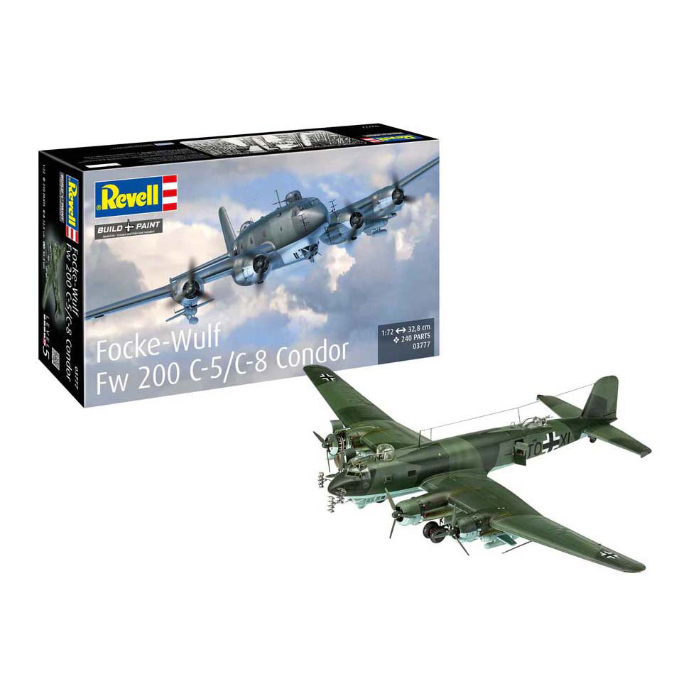 Revell Modelbouwpakket - Focke-Wulf Fw 200 C-5/C-8 Condor 1:72 - 240dlg.