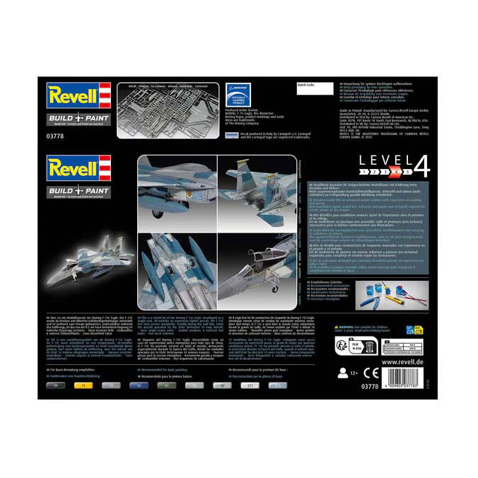 Revell Modelbouwpakket - Boeing F-15C Eagle 1:72 - 200dlg.