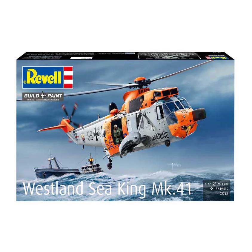 Revell Modelbouwpakket - Westland Sea King Mk. 41 1:72 - 132dlg. Revell Modelbouwpakket - Westland Sea King Mk. 41 1:72 - 132dlg.