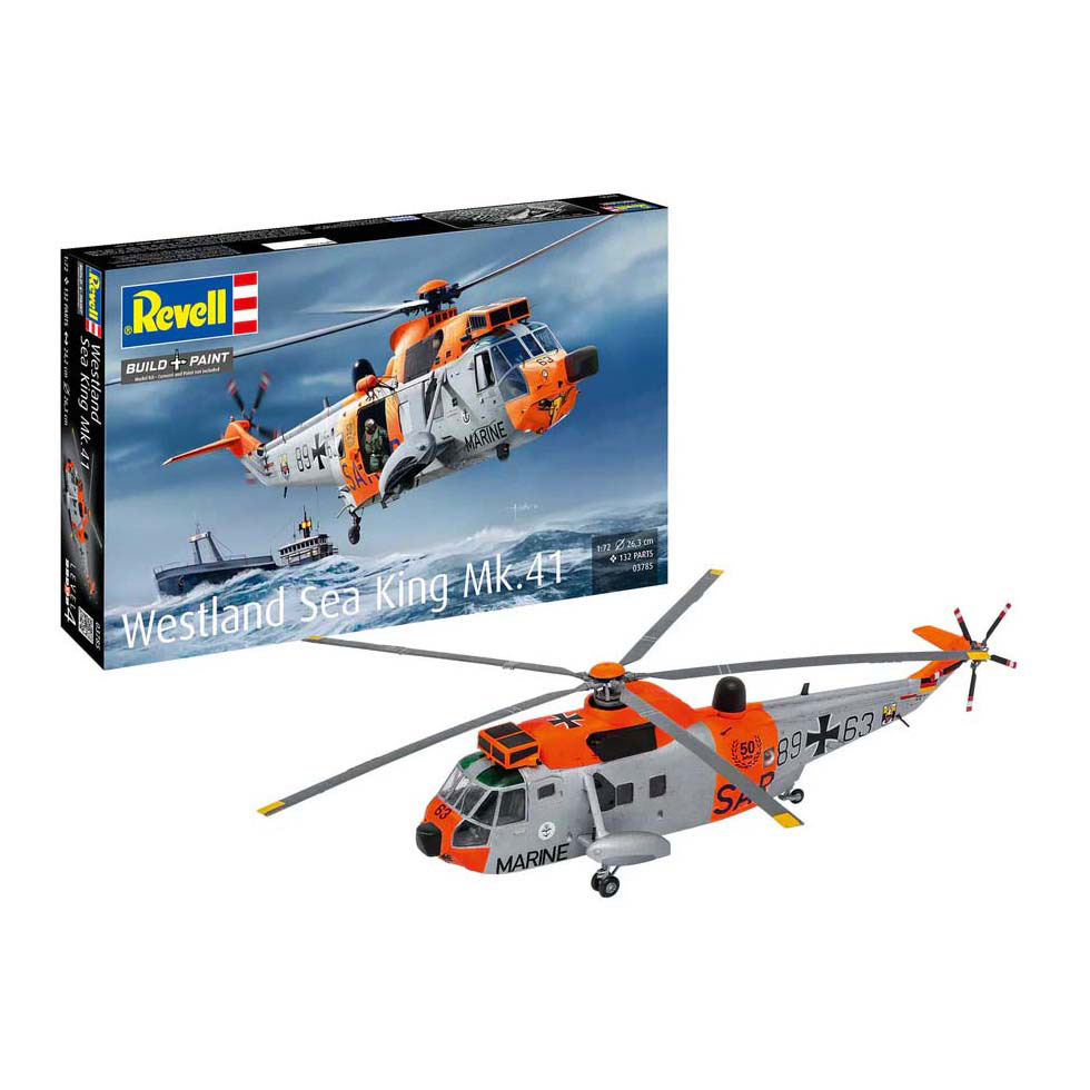 Revell Modelbouwpakket - Westland Sea King Mk. 41 1:72 - 132dlg. Revell Modelbouwpakket - Westland Sea King Mk. 41 1:72 - 132dlg.