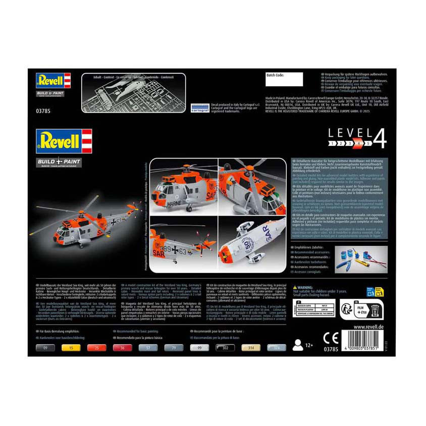Revell Modelbouwpakket - Westland Sea King Mk. 41 1:72 - 132dlg. Revell Modelbouwpakket - Westland Sea King Mk. 41 1:72 - 132dlg.