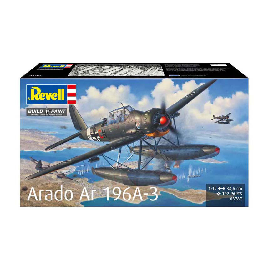Revell Modelbouwpakket - Arado Ar196A-3 Seaplane 1:32 - 192dlg. Revell Modelbouwpakket - Arado Ar196A-3 Seaplane 1:32 - 192dlg.