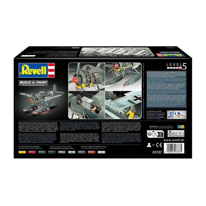 Revell Modelbouwpakket - Arado Ar196A-3 Seaplane 1:32 - 192dlg. Revell Modelbouwpakket - Arado Ar196A-3 Seaplane 1:32 - 192dlg.