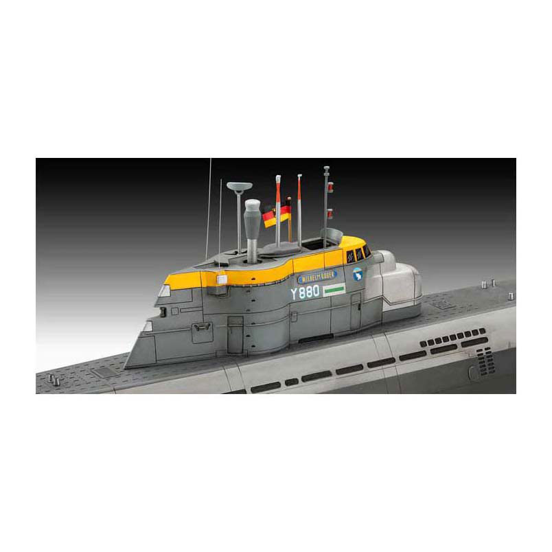 Revell Modelbouwpakket - 70 Years Bundeswehr-Wilhelm Bauer,Type 206A,Class2 1:144 - 154dlg.