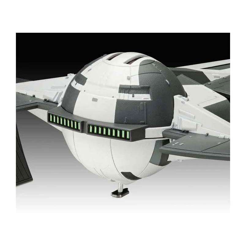 Kit de construction de modèles Revell Star Wars - Dark Mauls Sith Infiltrator 1:120 - 35 pièces.