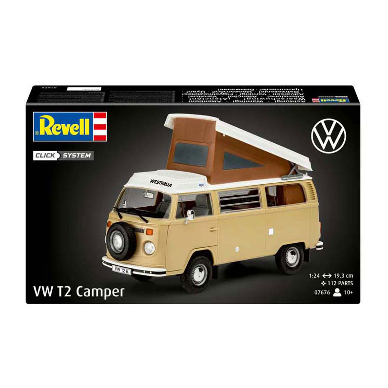 Kit de construction de modèle Revell - VW T2 Camper 1:24 - 112dlg. Kit de construction de modèle Revell - VW T2 Camper 1:24 - 112dlg.