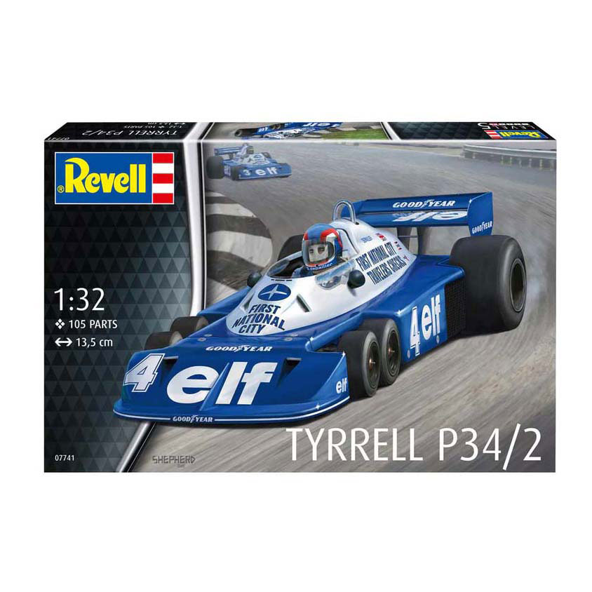 Revell Modellbausatz - Tyrrel P34/2 1:32 - 105 Stk. Revell Modellbausatz - Tyrrel P34/2 1:32 - 105 Stk.