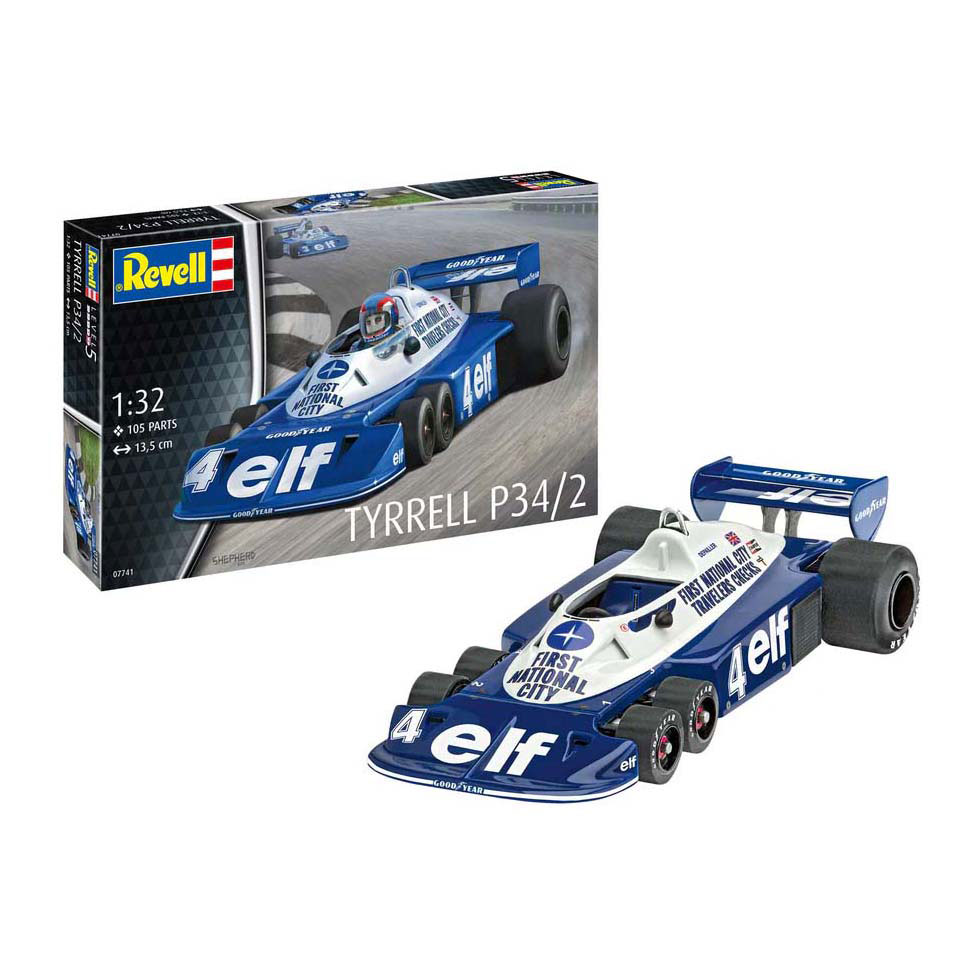 Revell Modellbausatz - Tyrrel P34/2 1:32 - 105 Stk. Revell Modellbausatz - Tyrrel P34/2 1:32 - 105 Stk.