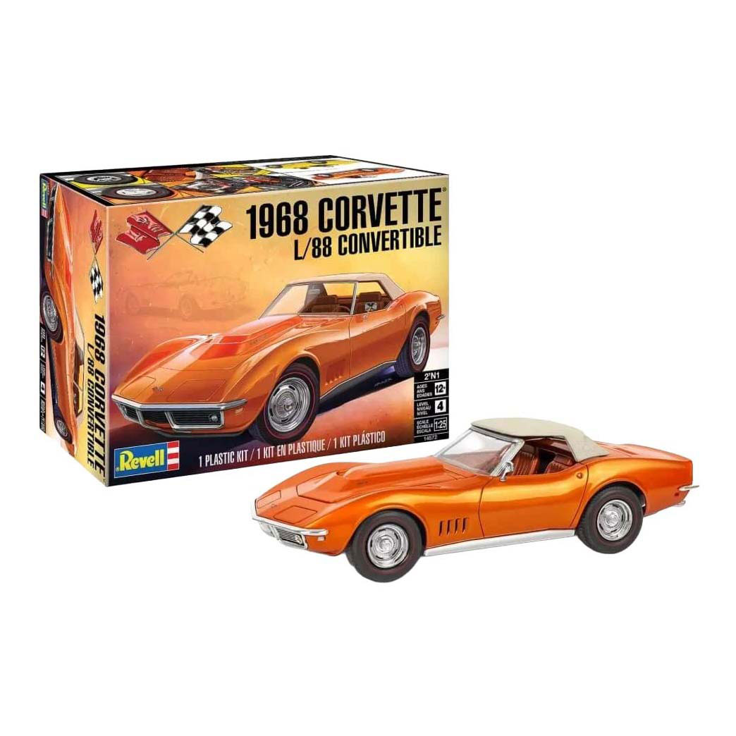 Revell Modelbouwpakket  - '68 Corvette L-88 Roadster 1:24 Revell Modelbouwpakket  - '68 Corvette L-88 Roadster 1:24