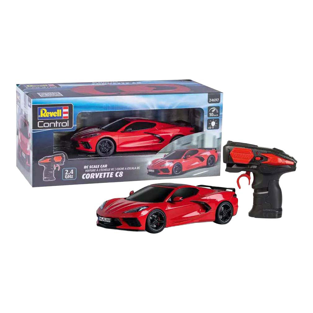 Voiture télécommandée Revell RC - Corvette C8 1:24