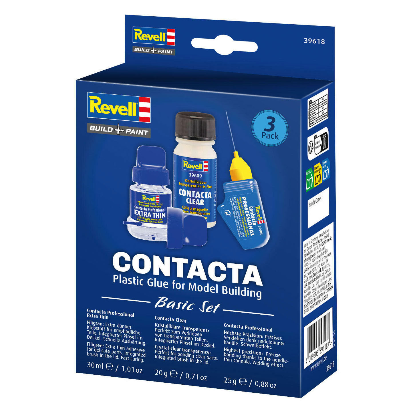 Ensemble de colle de base Revell Contacta
