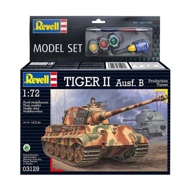Revell Modellbausatz - Tiger II Ausf. B 1:72 - 144 Stk. Revell Modellbausatz - Tiger II Ausf. B 1:72 - 144 Stk.