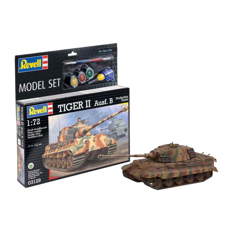 Revell Modellbausatz - Tiger II Ausf. B 1:72 - 144 Stk. Revell Modellbausatz - Tiger II Ausf. B 1:72 - 144 Stk.