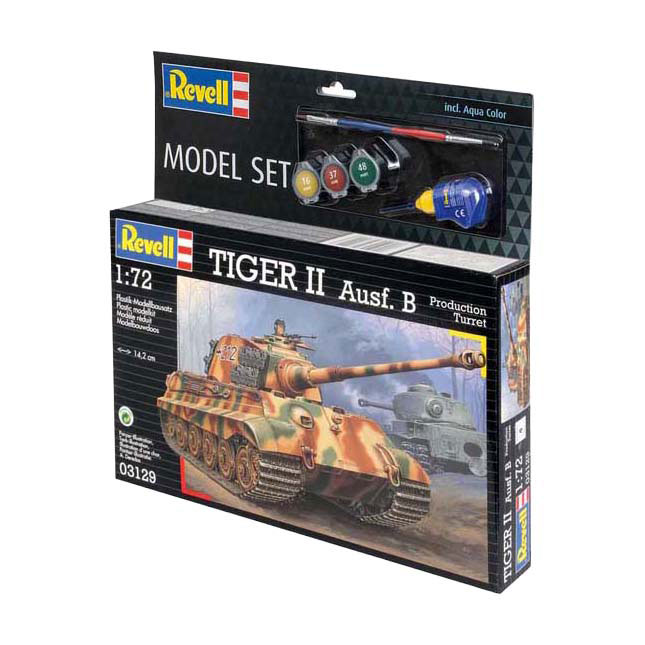 Revell Modellbausatz - Tiger II Ausf. B 1:72 - 144 Stk. Revell Modellbausatz - Tiger II Ausf. B 1:72 - 144 Stk.