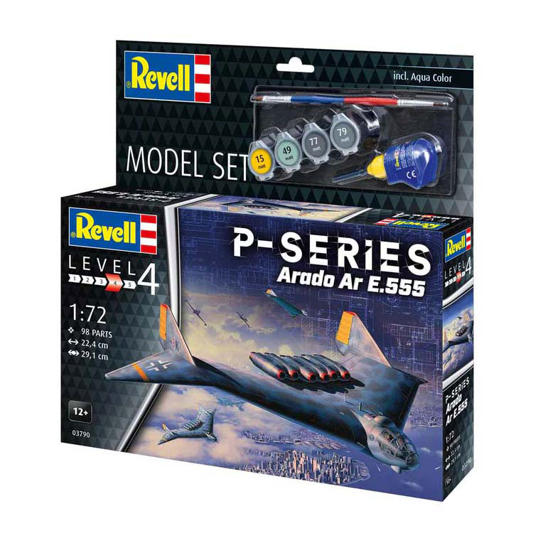 Revell Modellbausatz – P-Serie – AR555 1:72 – 98dlg. Revell Modellbausatz – P-Serie – AR555 1:72 – 98dlg.
