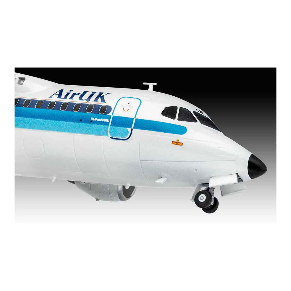 Kit de construction de modèle Revell - BAe 146-200 AirUK 1:144 - 63dlg. Kit de construction de modèle Revell - BAe 146-200 AirUK 1:144 - 63dlg.