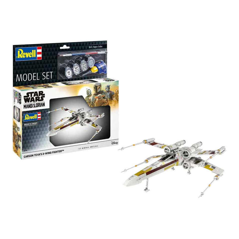 Maquette Revell - Le Mandalorien : X-wing de Carson Tevi 1:57 - 38 pièces. Maquette Revell - Le Mandalorien : X-wing de Carson Tevi 1:57 - 38 pièces.