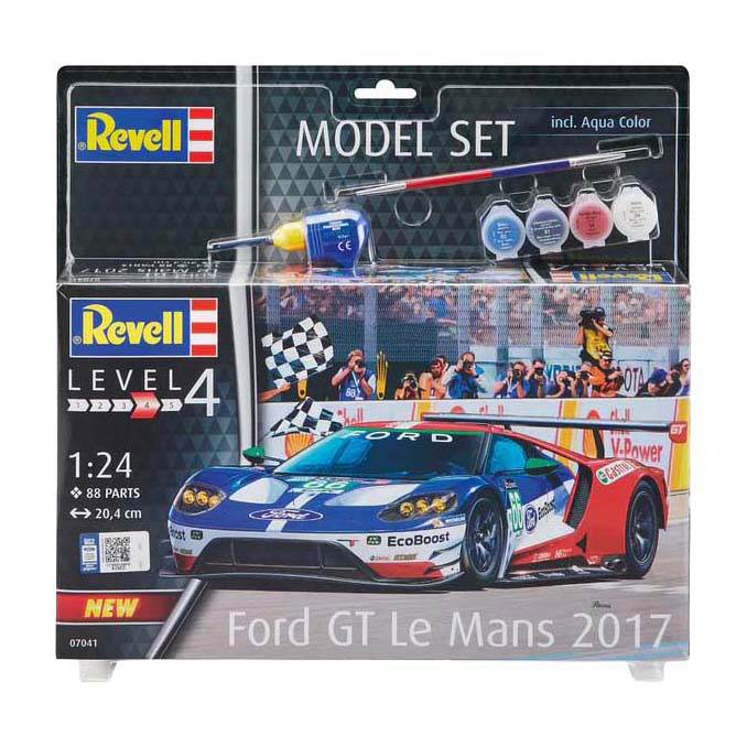 Kit de construction de modèle Revell - Ford GT Le Mans 1:24 - 88dlg. Kit de construction de modèle Revell - Ford GT Le Mans 1:24 - 88dlg.