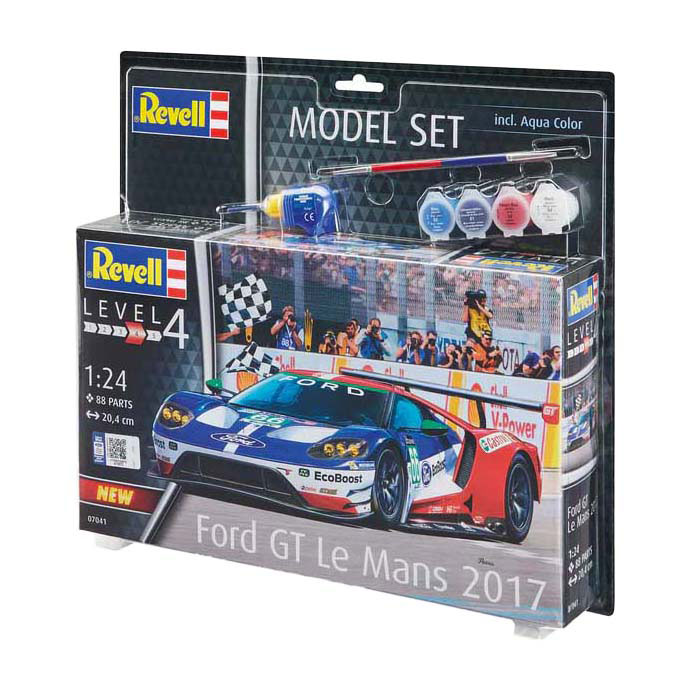 Kit de construction de modèle Revell - Ford GT Le Mans 1:24 - 88dlg. Kit de construction de modèle Revell - Ford GT Le Mans 1:24 - 88dlg.