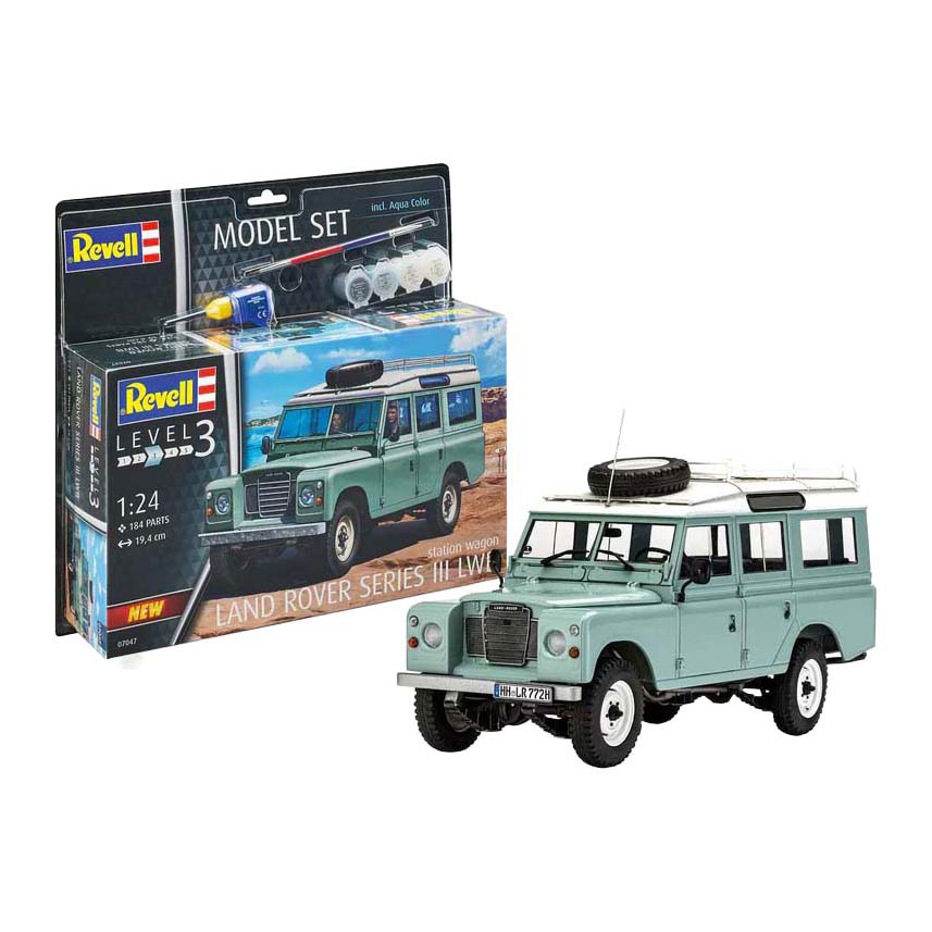 Kit de construction de modèle Revell - Land Rover Série III LWB (S. Wagon) 1:24 - 184dlg.