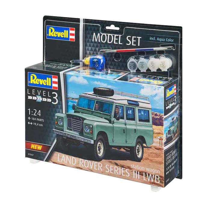 Kit de construction de modèle Revell - Land Rover Série III LWB (S. Wagon) 1:24 - 184dlg. Kit de construction de modèle Revell - Land Rover Série III LWB (S. Wagon) 1:24 - 184dlg.