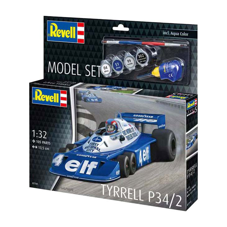 Revell Modellbausatz - Tyrrel P34/2 1:32 - 105 Stk. Revell Modellbausatz - Tyrrel P34/2 1:32 - 105 Stk.