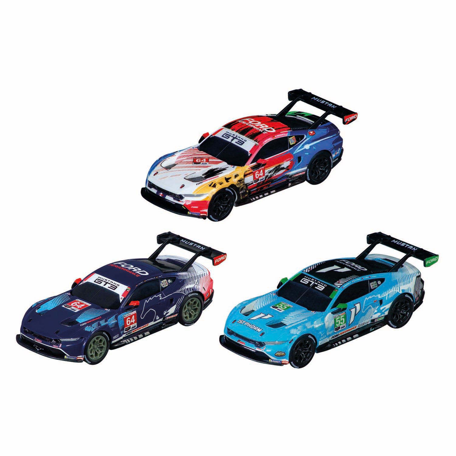 Carrera Pull Back Ford Mustang GT3 1:43 - 3st.