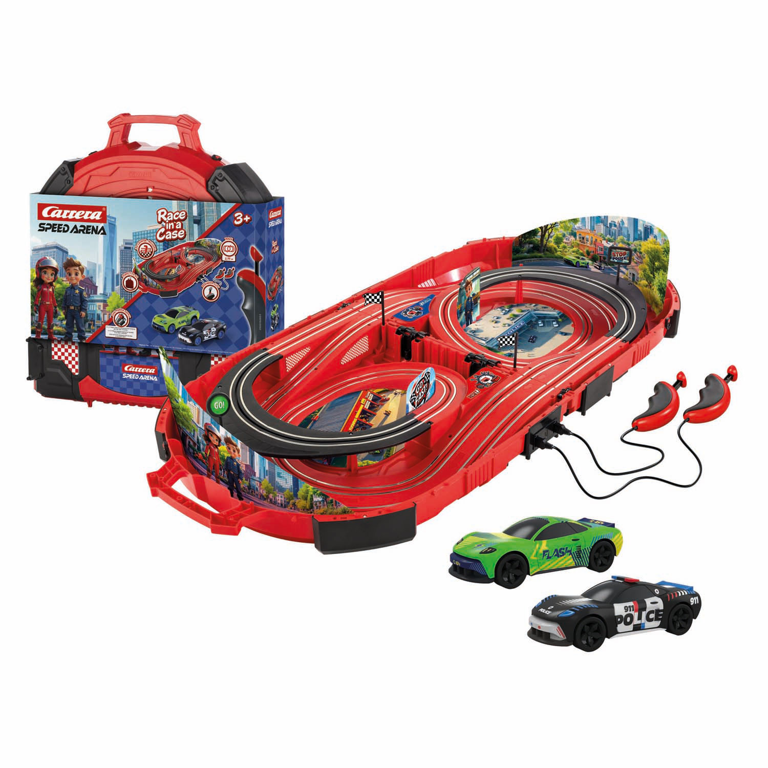 Carrera Speed Arena - Circuit de course-poursuite policière