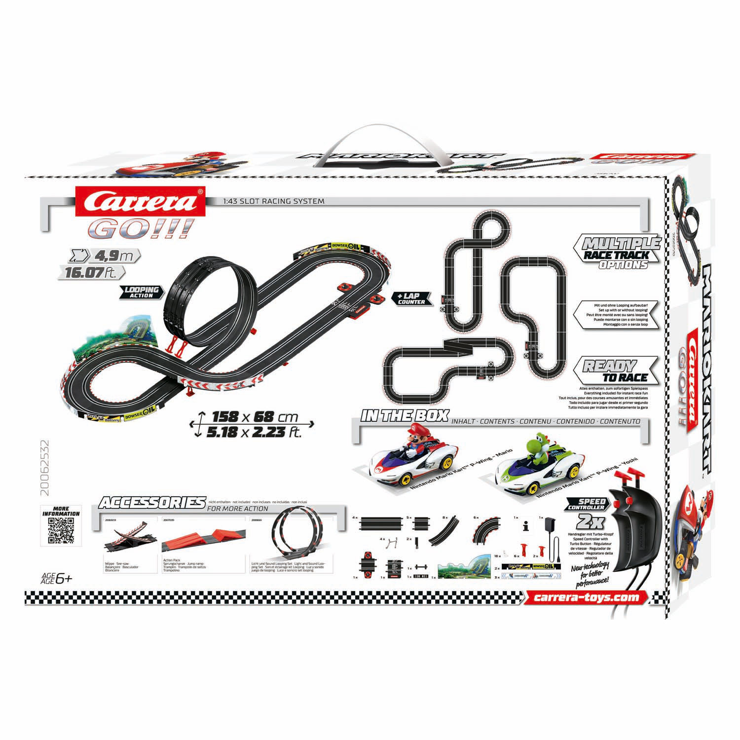 Carrera GO!!! Mario Kart P-Wing - Mario contre Yoshi Carrera GO!!! Mario Kart P-Wing - Mario contre Yoshi