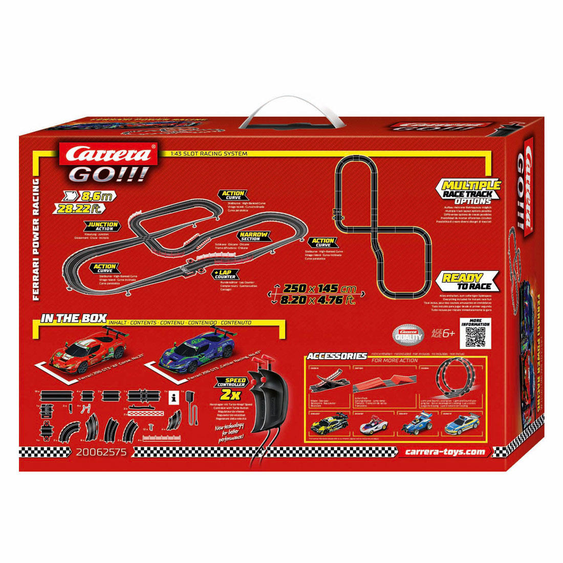 Carrera GO!!! Racebaan - Ferrari Power Racing  Carrera GO!!! Racebaan - Ferrari Power Racing