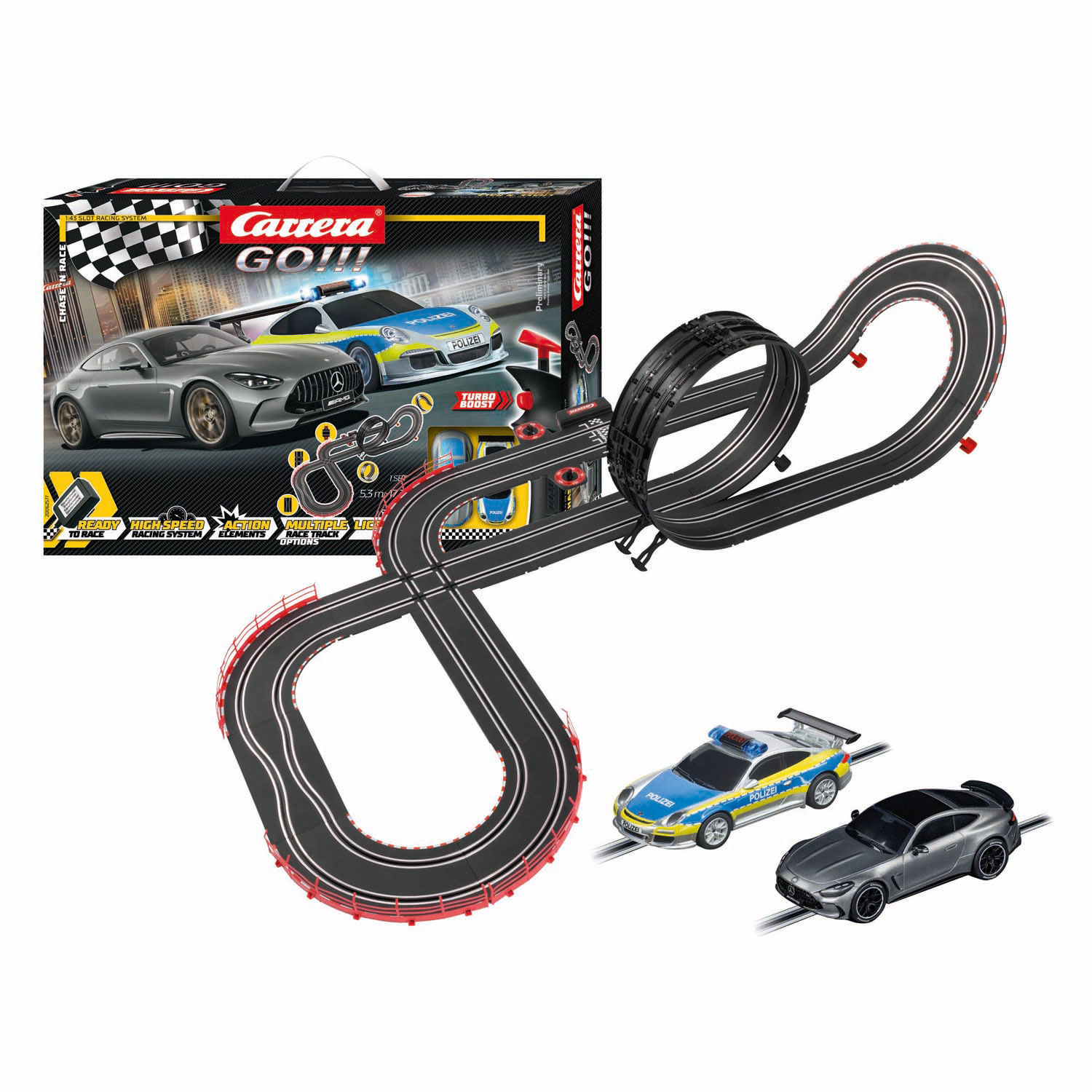 Carrera GO!!! Racebaan - Chasen Race