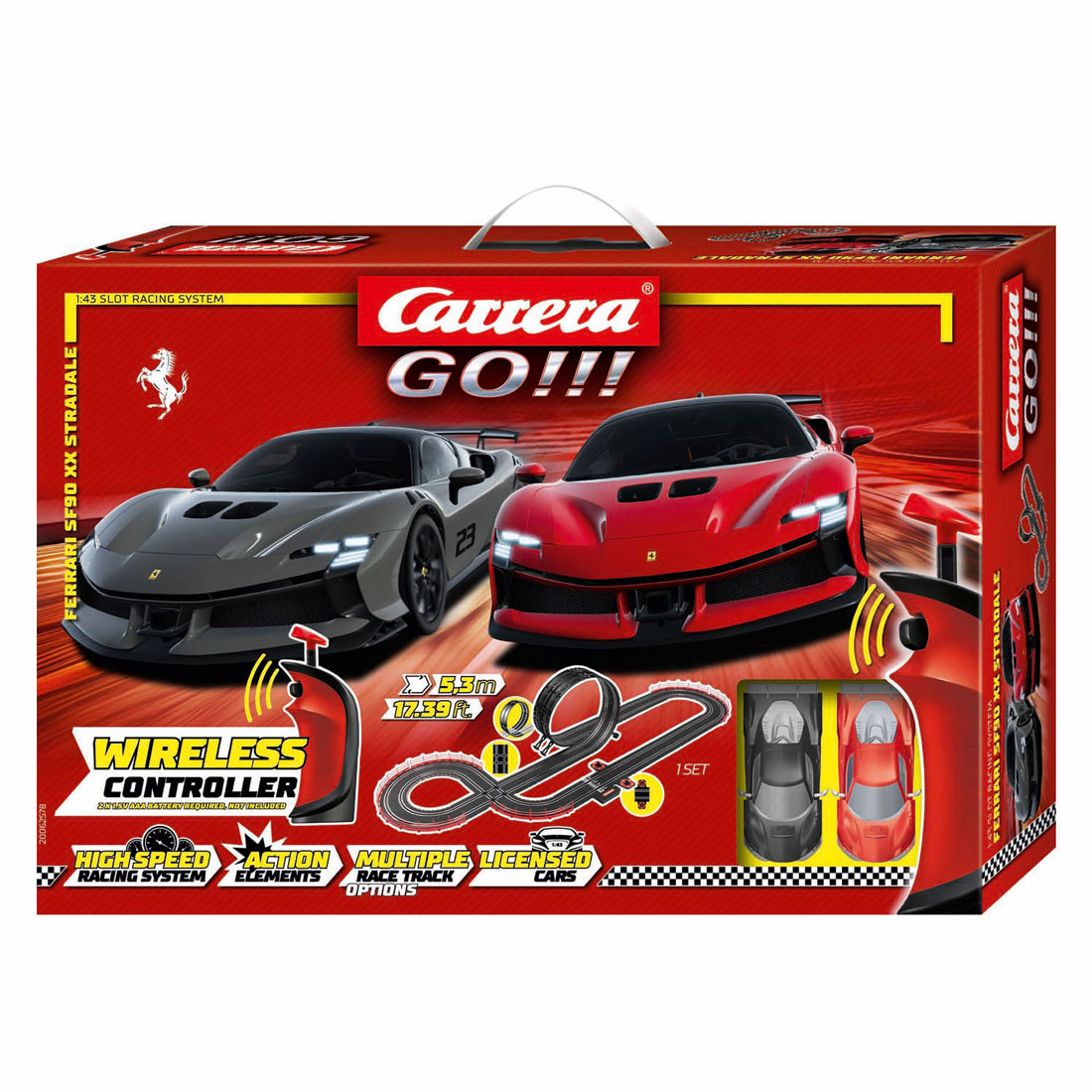 Carrera GO!!! Racebaan - Ferrari SF90 XX Stradale  Carrera GO!!! Racebaan - Ferrari SF90 XX Stradale