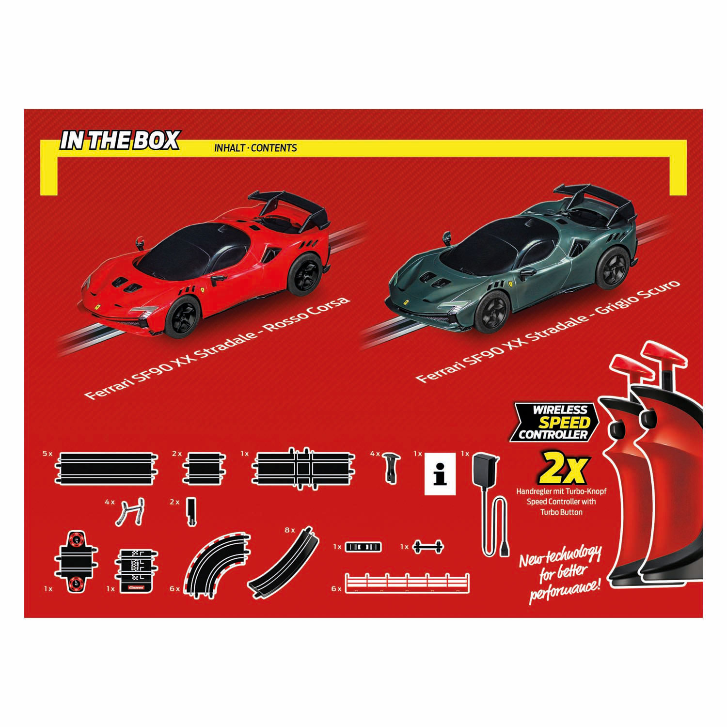 Carrera GO!!! Racebaan - Ferrari SF90 XX Stradale  Carrera GO!!! Racebaan - Ferrari SF90 XX Stradale