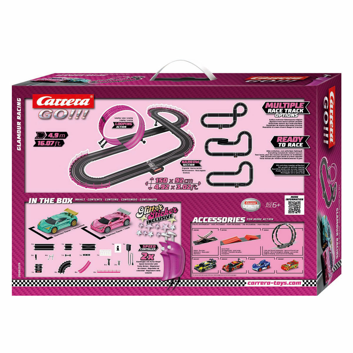 Carrera GO!!! Racebaan - Glamour Racing Carrera GO!!! Racebaan - Glamour Racing