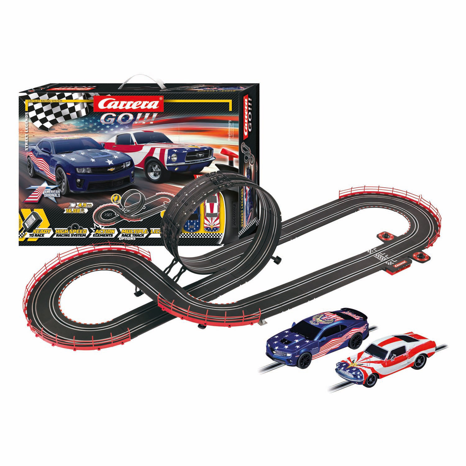 Carrera GO!!! Racebaan - Street Legends