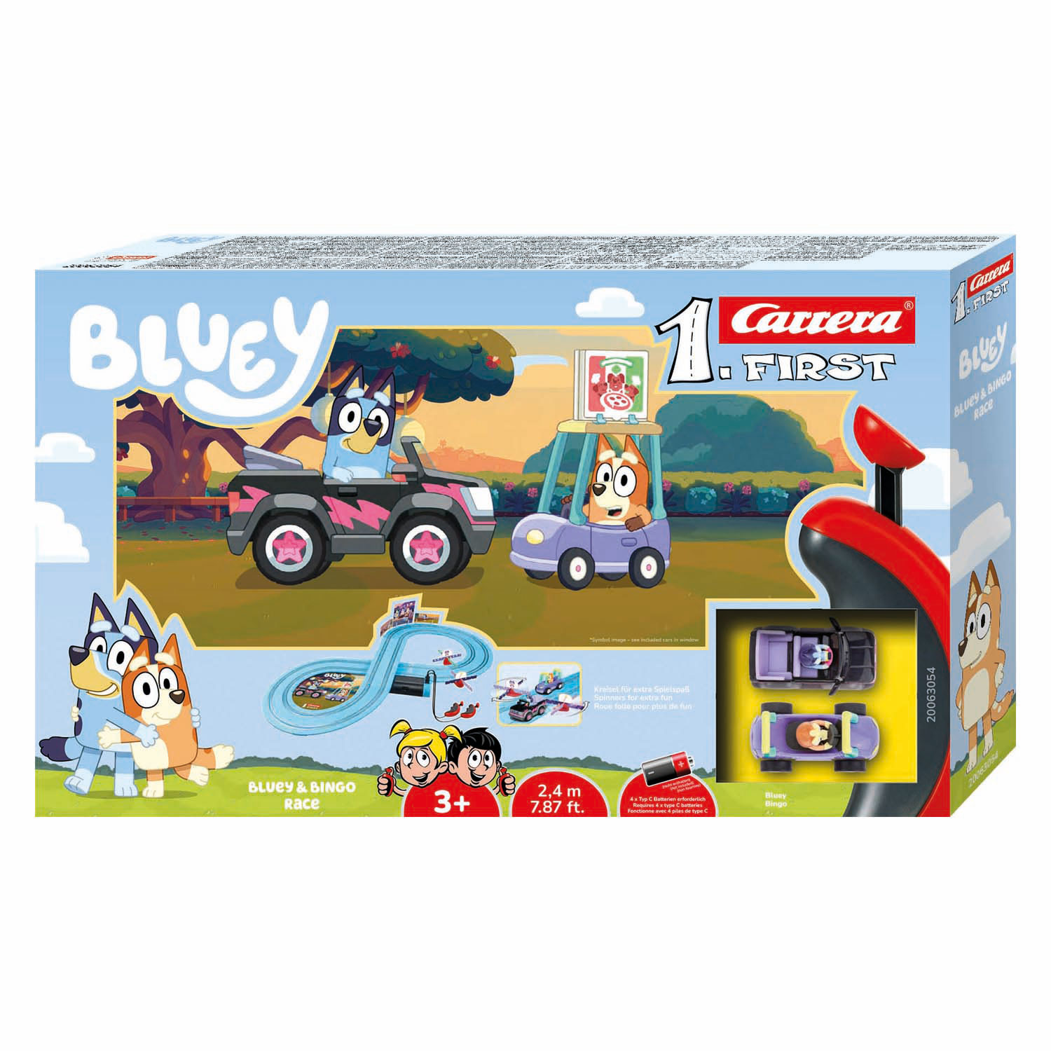 Carrera First Racebaan - Bluey & Bingo Race 2,4m Carrera First Racebaan - Bluey & Bingo Race 2,4m