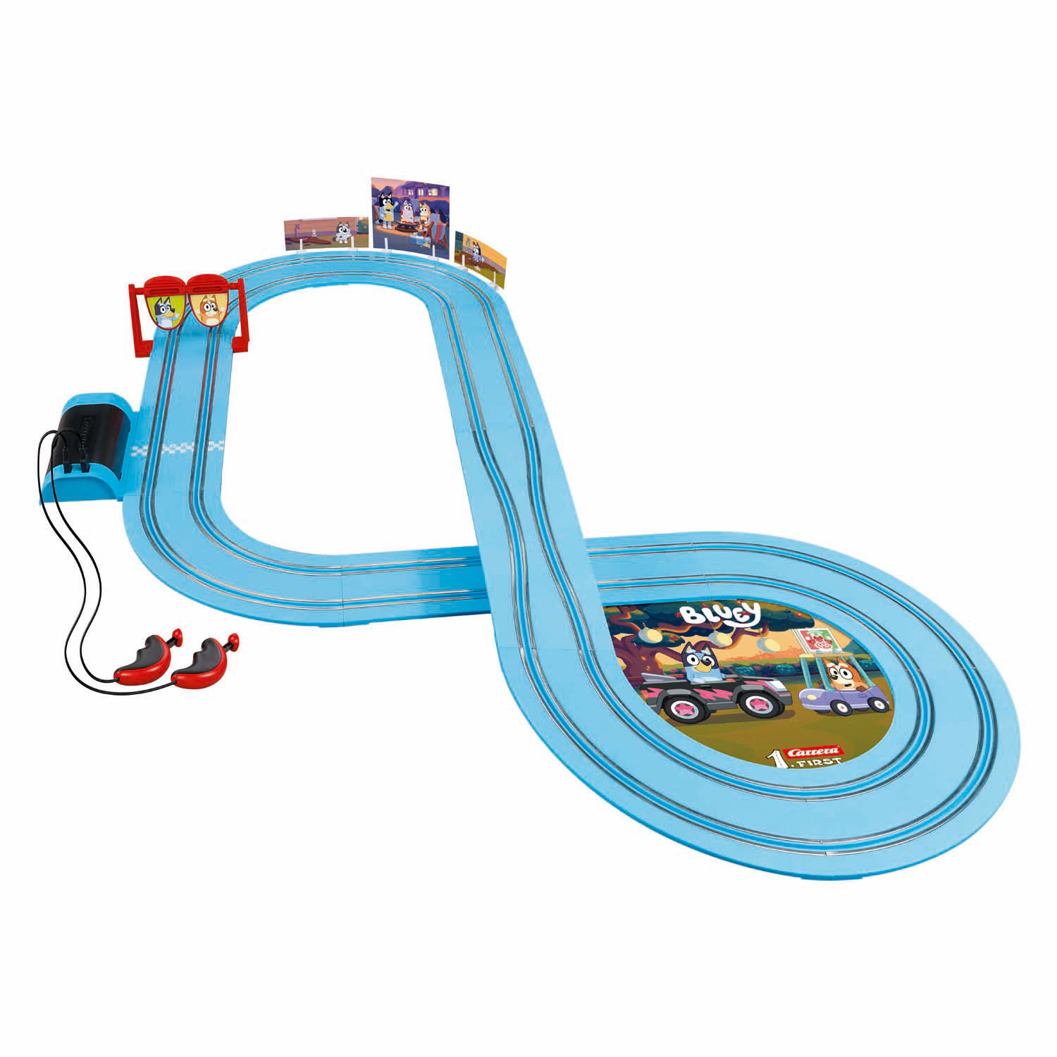 Carrera First Racebaan - Bluey vs. Bingo Let's Go 2,9m Carrera First Racebaan - Bluey vs. Bingo Let's Go 2,9m