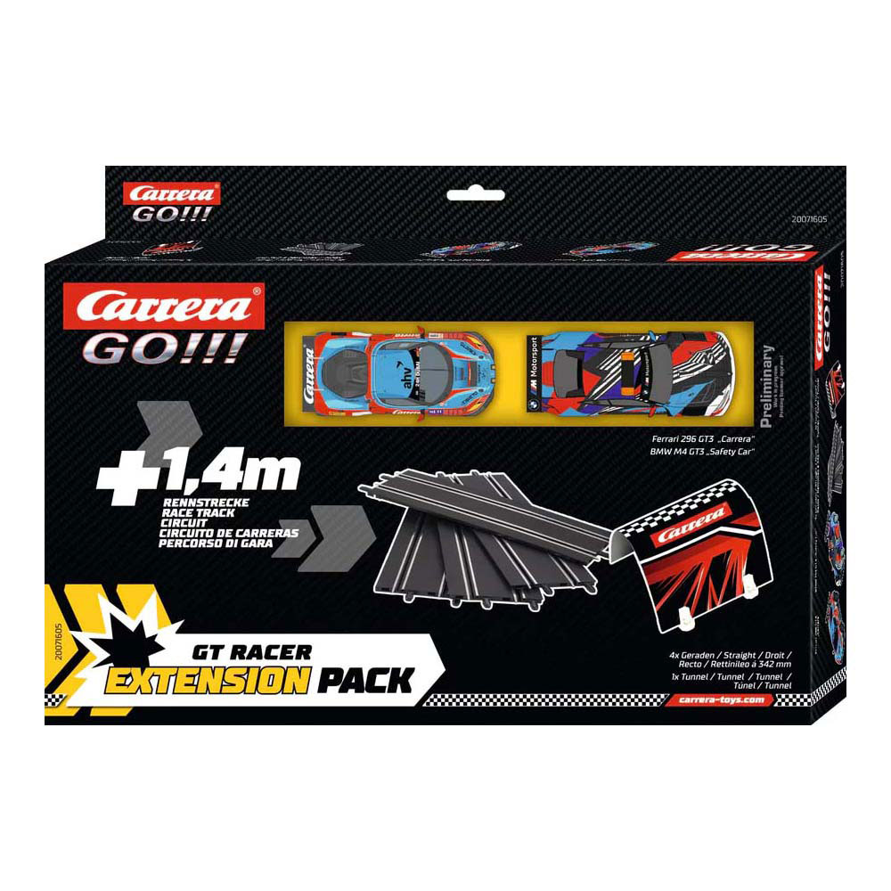 Carrera GO!!! Coffret d'extension GT Racer 1:43 - BMW M4 GT3 contre Ferrari 296 GT3