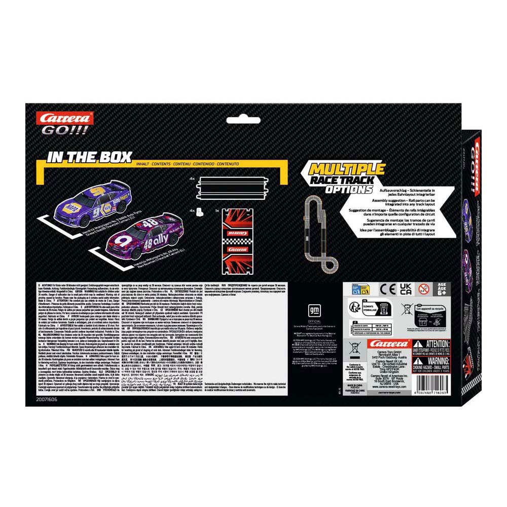 Carrera GO!!! Coffret d'extension de voiture de course Nascar 1:43