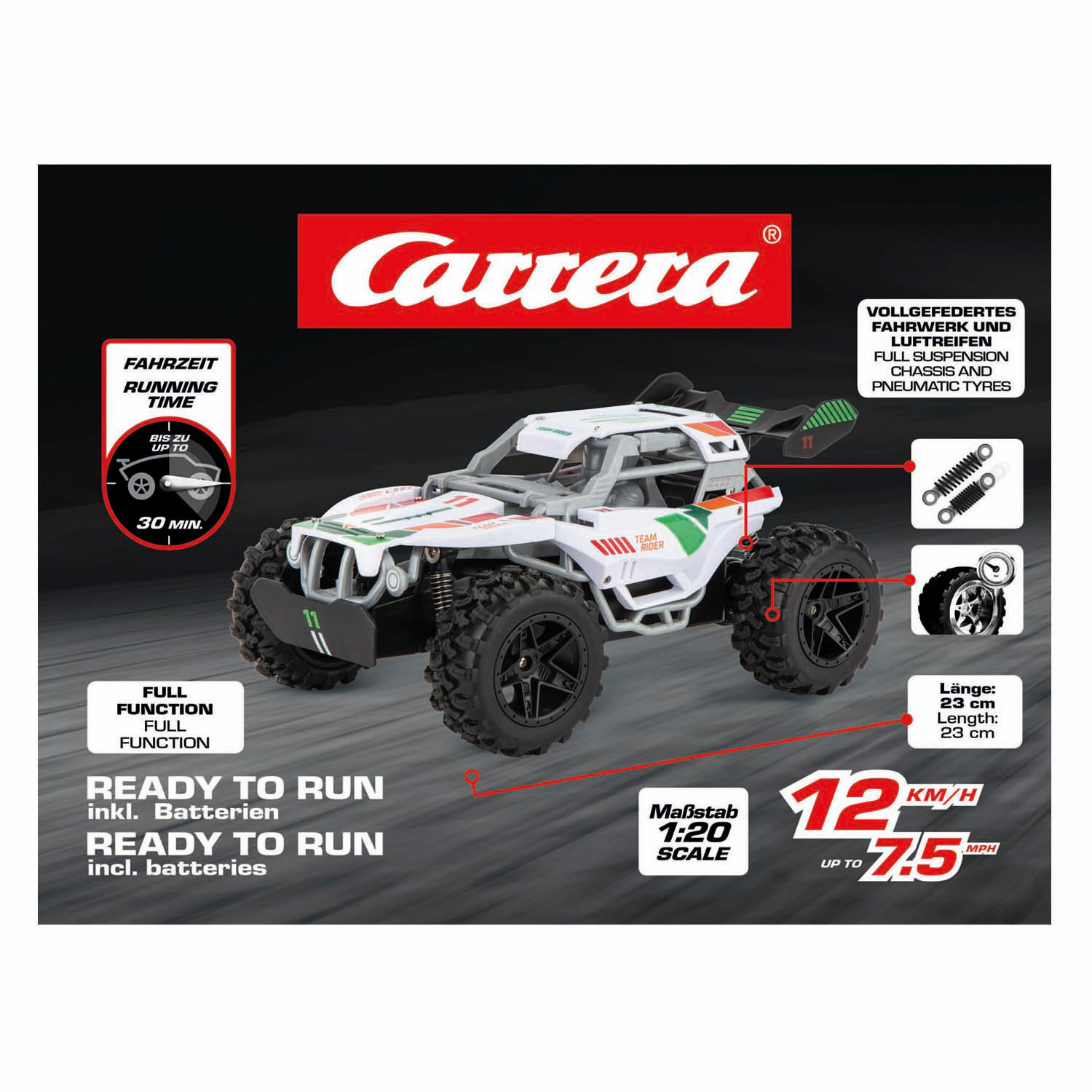 Carrera RC 2,4 GHz Team Rider - 1:20
