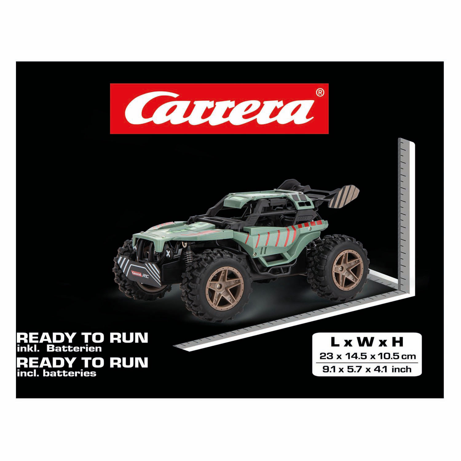 Voiture de course de montagne Carrera RC 2,4 GHz - 1:20