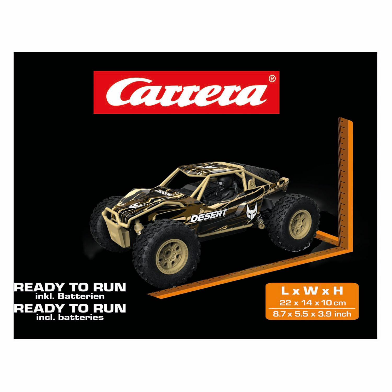 Buggy du désert Carrera RC 2,4 GHz - 1:24