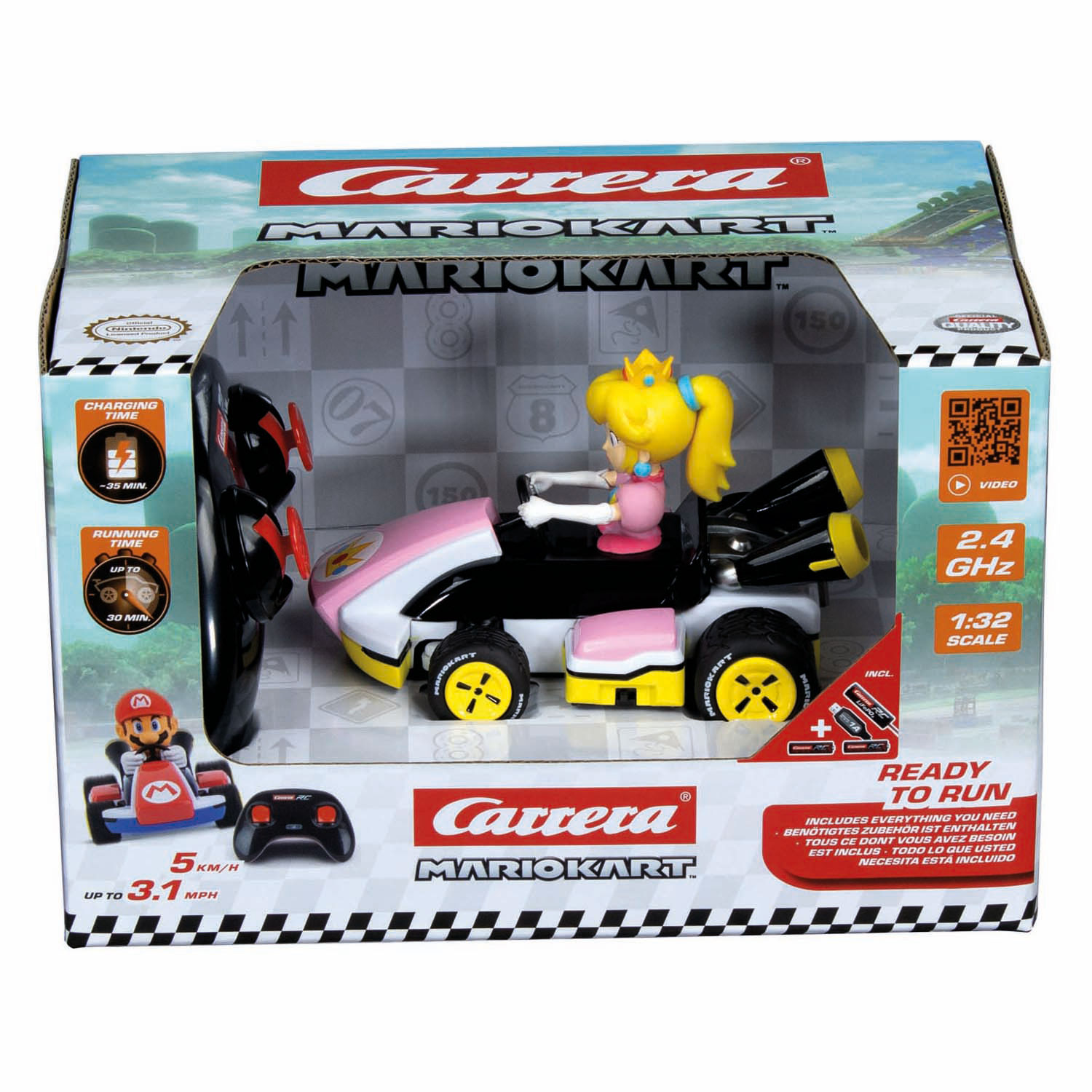 Carrera RC 2,4 GHz Mario Kart Race Kart 1:32 - Pêche