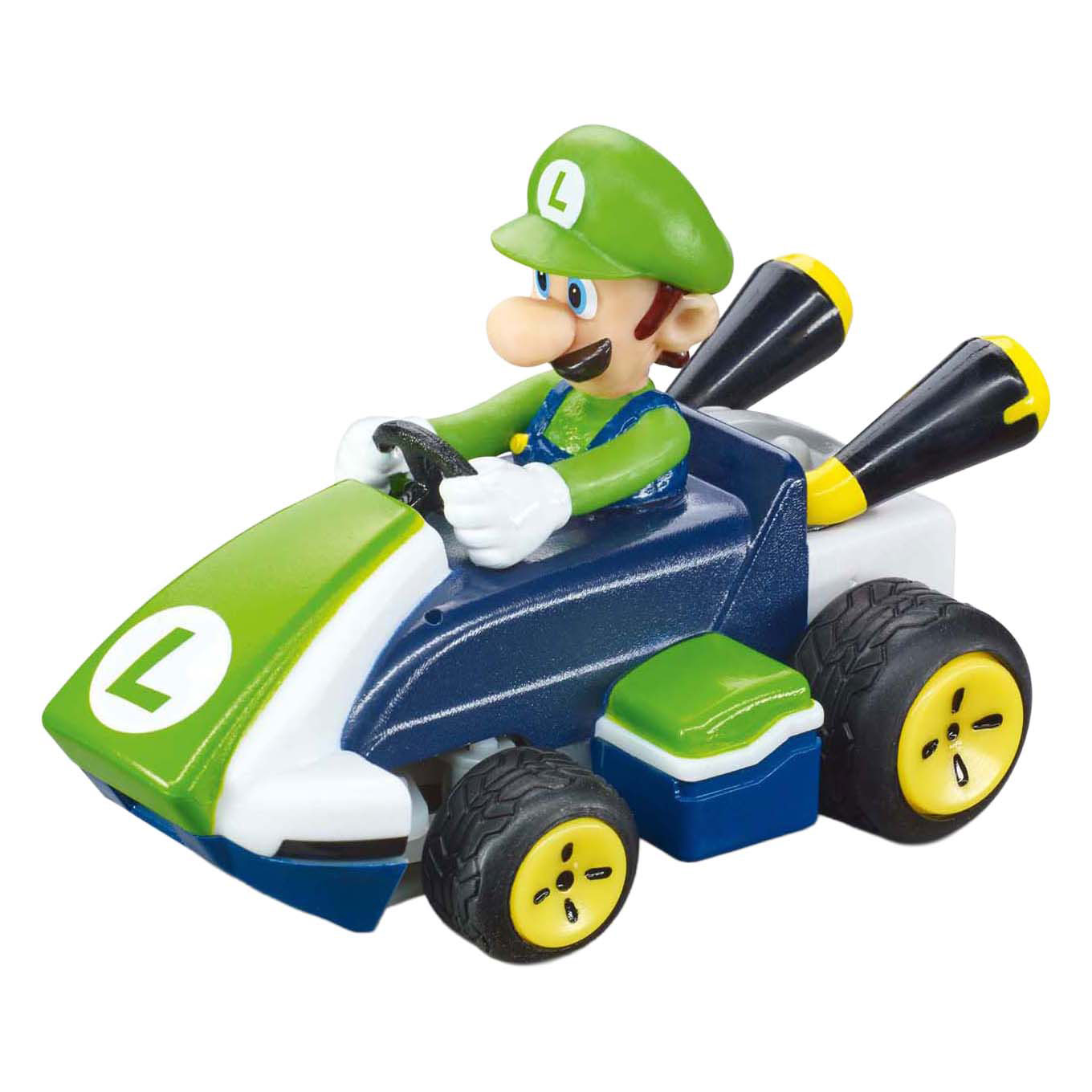 Jeu de course de table Mario Kart Carrera RC 2,4 GHz - Mario & Luigi 1:43