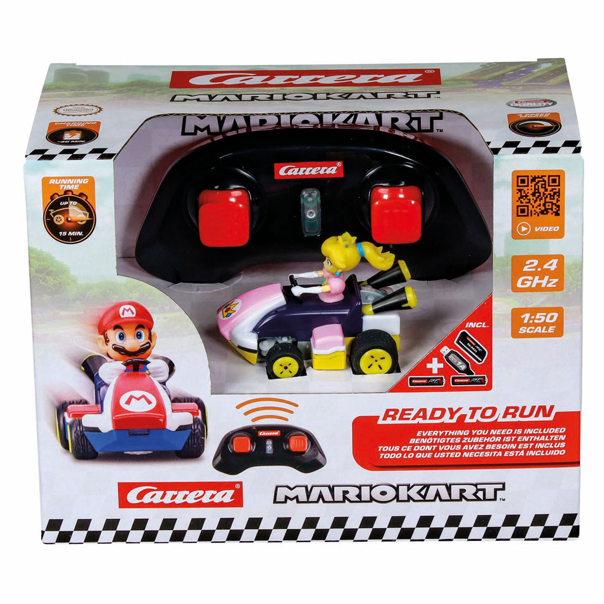 Carrera Mini RC 2,4 GHz Mario Kar Peach - 1:50